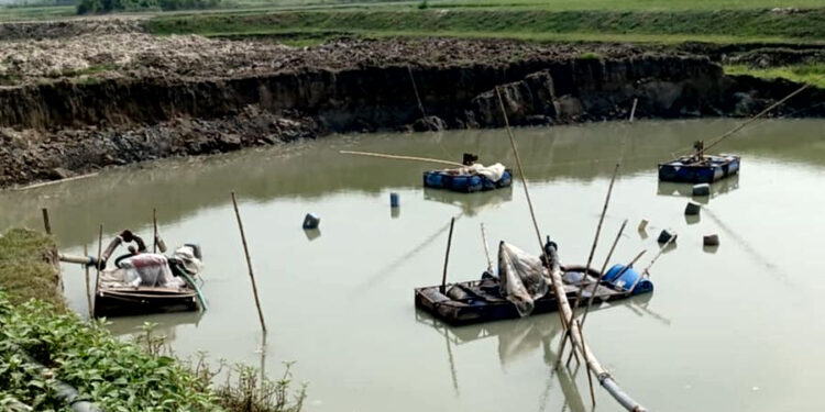 সোনারগাঁয়ে স্বেচ্ছাসেবক দল নেতার ছত্রছায়ায় খাস জমির মাটি বিক্রির অভিযোগ