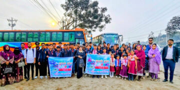উৎসবমুখর পরিবেশে চাইল্ড প্যারাডাইস মডেল স্কুলের শিক্ষা সফর ও আনন্দ ভ্রমণ অনুষ্ঠিত