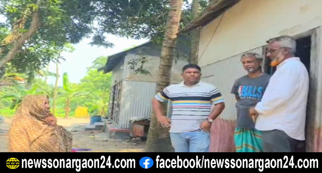 বিজয়নগরে গুলিবিদ্ধ বিএনপি নেতা আকবর হোসেনের খোঁজ নিলেন যুবদল নেতা সজীব, আর্থিক সহায়তা প্রদান