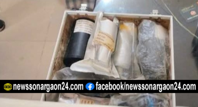 সোনারগাঁয়ে তেলের গাড়ি ডাকাতির সূত্রে অভিযান: লুট হওয়া সাউন্ড গ্রেনেডসহ অস্ত্র উদ্ধার
