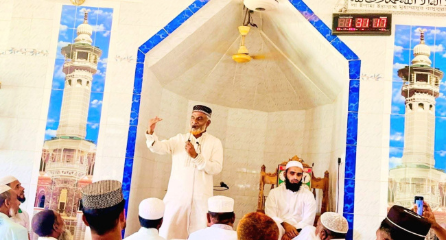আটবাড়ি গ্রাম থেকে চেয়ারম্যান প্রার্থী সেলিম হোসেন দিপুর প্রচারণা শুরু