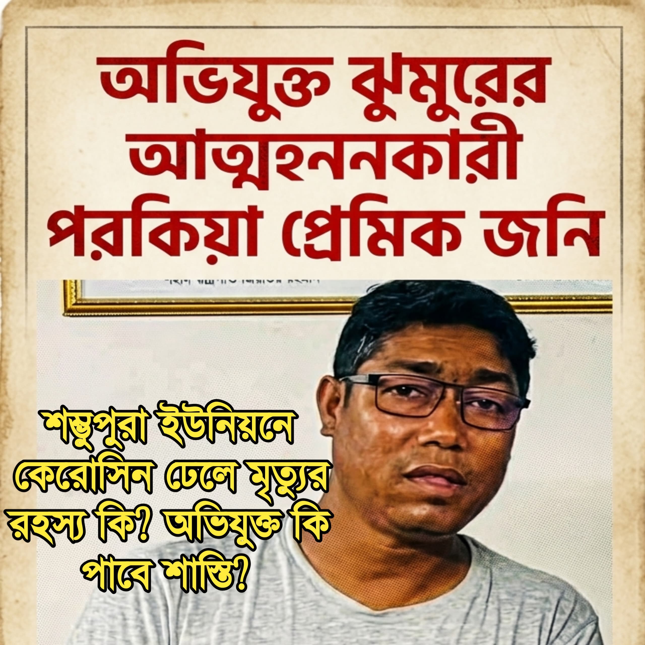 শম্ভুপুরায় গৃহবধূ ঝুমুরের মৃত্যুর ঘটনায় জনির গ্রেপ্তার ও বিচার দাবি