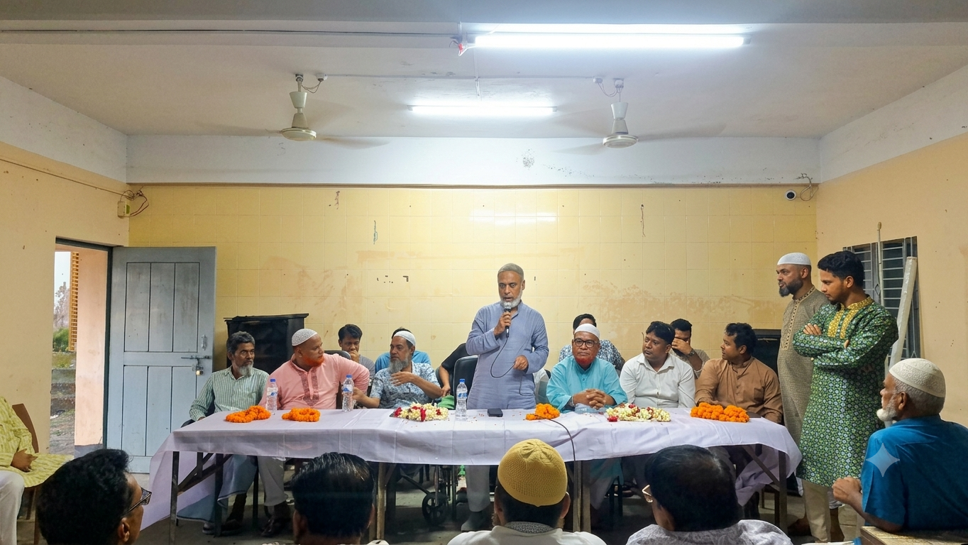 শম্ভুপুরা উচ্চ বিদ্যালয়ে চেয়ারম্যান পদপ্রার্থী আল মুজাহিদ মল্লিকের মতবিনিময় সভা অনুষ্ঠিত