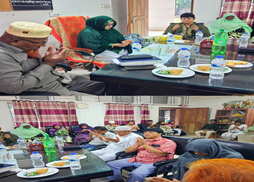 সোনারগাঁ পাইলট বালিকা উচ্চ বিদ্যালয়ের প্রধান শিক্ষক মতিয়ার রহমানের আত্মার মাগফিরাত কামনায় দোয়া মাহফিল অনুষ্ঠিত