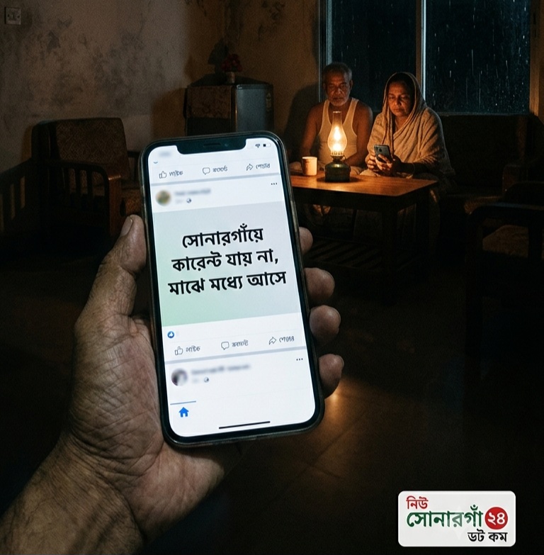 “কারেন্ট যায় না, মাঝে মধ্যে আসে” সামাজিক যোগাযোগমাধ্যমেও ক্ষোভ