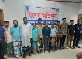 সোনারগাঁয়ে বৈষম্যবিরোধী, হত্যা মামলা ও মাদকসেবনের অভিযোগে ১০ জন গ্রেপ্তার