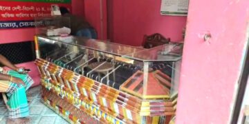 অলিপুরা বাজারে সংঘবদ্ধ ডাকাতি, পাঁচ দোকানে লুট স্বর্ণ-রুপা, নগদ টাকা ও মালামাল লুট