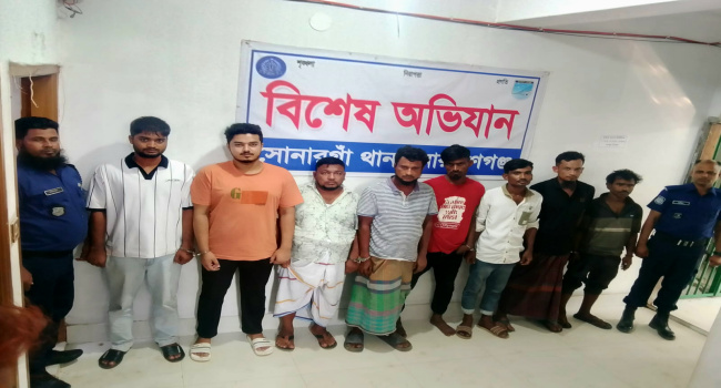 সোনারগাঁয়ে বিশেষ অভিযানে ৮ জন গ্রেপ্তার, ইয়াবা উদ্ধার